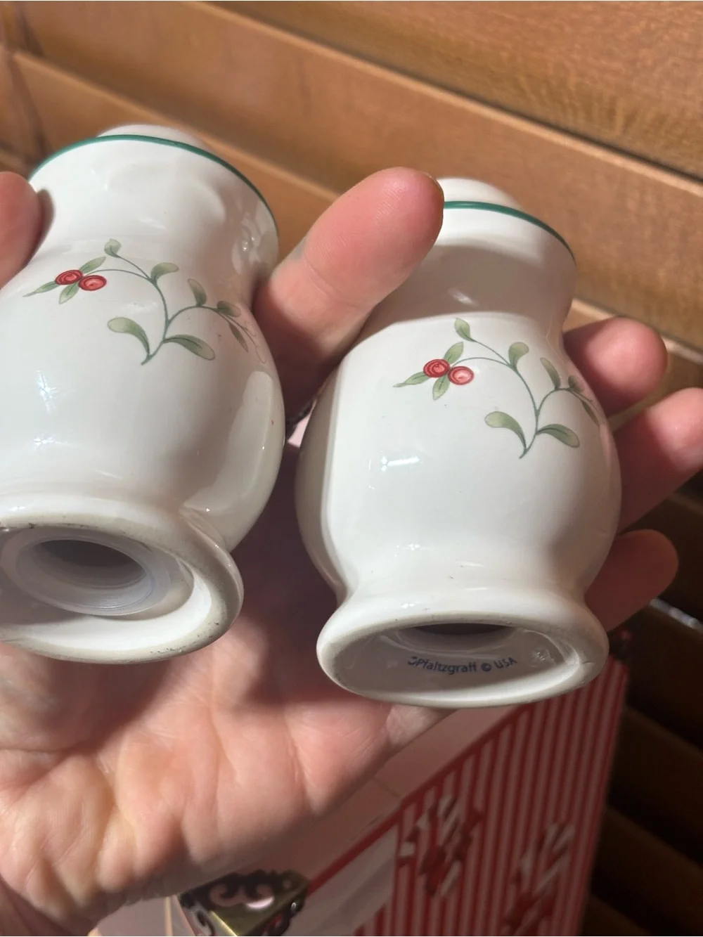 Pfaltzgraff Salt and Pepper Shakers